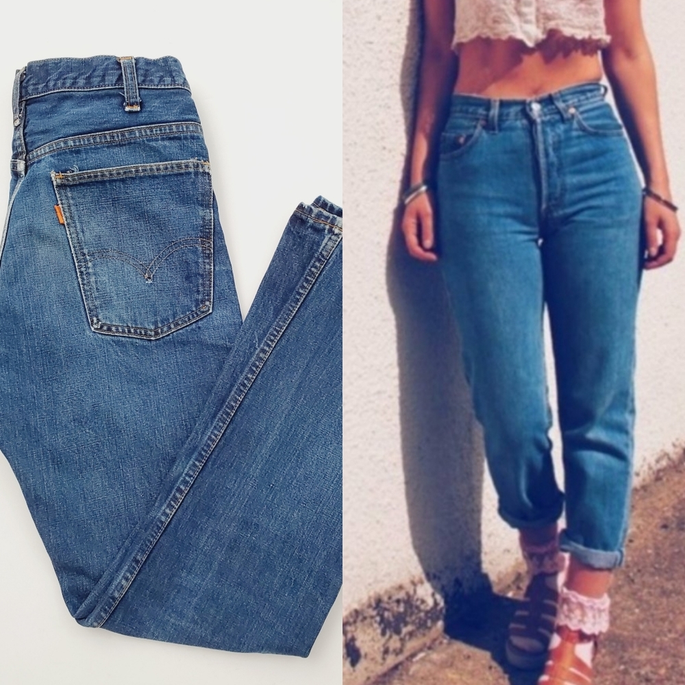 RARE Vintage Levi's Orange Tab Mom Jeans